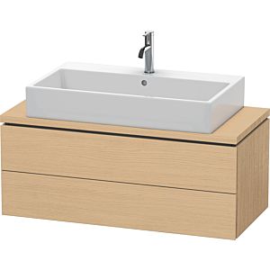 Duravit L-Cube Waschtisch-Unterschrank LC580903030 102 x 47,7 cm, Eiche natur, für Konsole, 2 Schubkästen