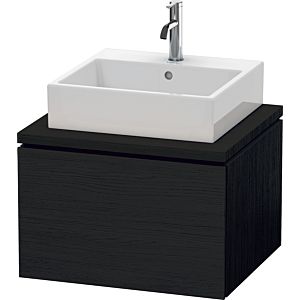 Duravit L-Cube meuble sous-vasque LC581001616 62 x 54,7 cm, Eiche schwarz , pour console, 1 coulissant