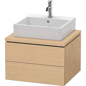 Duravit L-Cube vanity unit LC581503030 62 x 54.7 cm, Eiche natur , for console, 2 drawers