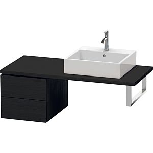 Duravit L-Cube meuble bas LC583601616 42 x 54,7 cm, Eiche schwarz , pour console, 2 tiroirs