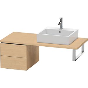 Duravit L-Cube meuble bas LC583603030 42 x 54,7 cm, Eiche natur , pour console, 2 tiroirs