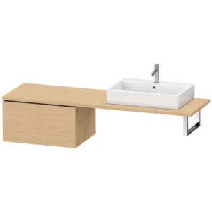 Duravit L-Cube Unterschrank LC585403030 72 x 54,7 cm, Eiche natur, für Konsole, 1 Auszug