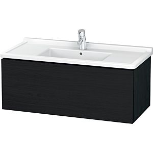 Duravit L-Cube vanity unit LC616601616 102 x 46.9 cm, Eiche schwarz , 2000 pull-out, wall-hung
