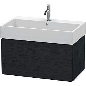 Duravit L-Cube vanity unit LC617701616 78.4x 45.9 cm, Eiche schwarz , 2000 pull-out, wall-hung