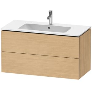 Duravit L-Cube vanity unit LC624203030 102 x 48, 2000 cm, Eiche natur , 2 drawers, wall-hung