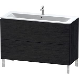 Duravit L-Cube vanity unit LC662801616 122 x 48, 2000 cm, match0, 2 Eiche schwarz