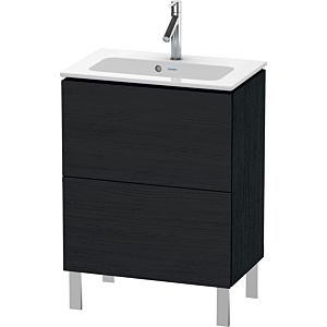 Duravit L-Cube Waschtisch-Unterschrank LC667301616 62 x 39,1 cm, Eiche schwarz, 2 Auszüge, stehend