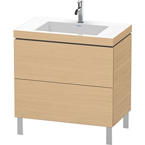 Duravit L-Cube de toilette LC6937O3030 80 x 48 cm, trou de coulée de match3, match0, 2 2000 - Eiche natur sur Eiche natur