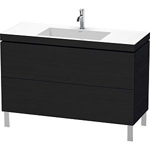 Duravit L-Cube vanity unit LC6939O1616 120 x 48 cm, match3 tap hole, match0, 2 2000 Eiche schwarz