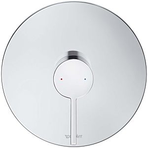 Mitigeur de douche à encastrer Duravit D-Neo DE4210010010 24,6 l/min, chromé