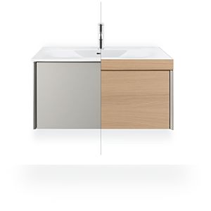 Duravit XViu Meuble XV4610OB171C 80x48cm, 2000 gigogne, 2000 trou de coulée, champagne mat, Cadres C, le chêne méditerranéen