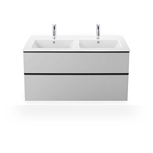 Duravit ME by Starck Doppelwaschtisch 2336130060 130 x 49 cm, weiss, ohne Hahnloch