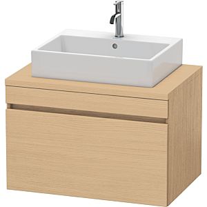 Duravit DuraStyle Waschtisch-Unterschrank DS531203030 80 x 54,8 cm, Eiche natur, für Konsole, 1 Auszug
