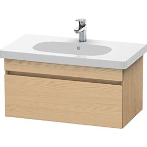 Duravit DuraStyle Waschtisch-Unterschrank DS638403030 80 x 45,3 cm, Eiche natur, 1 Auszug, wandhängend