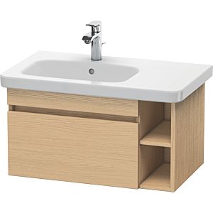 Duravit DuraStyle Waschtisch-Unterschrank DS639403030 73 x 44,8 cm, Becken links, Eiche natur, 1 Auszug