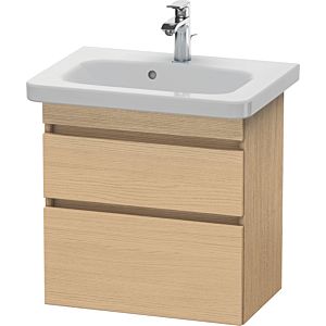 Duravit DuraStyle Waschtisch-Unterschrank DS647903030 58 x 36,8 cm, Eiche natur, 2 Schubkästen, wandhängend