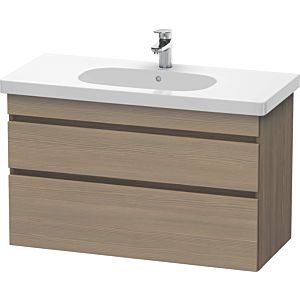 Duravit DuraStyle vasque DS648503535 100 x 45,3 cm, chêne terra, 2 tiroirs, suspendu