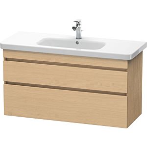 Duravit DuraStyle Waschtisch-Unterschrank DS649503030 113 x 44,8 cm, Eiche natur, 2 Schubkästen, wandhängend