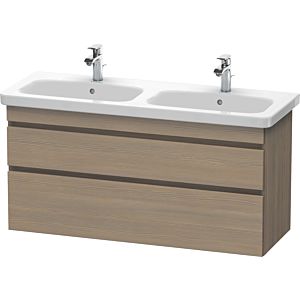 Duravit DuraStyle Waschtisch-Unterschrank DS649803535 123x44,8x61cm, 2 Auszüge, Becken links/rechts, Eiche terra