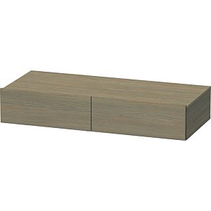 Duravit DuraStyle drawer shelf DS827003535 100 x 44 cm, 2 drawers, terra oak, with console support