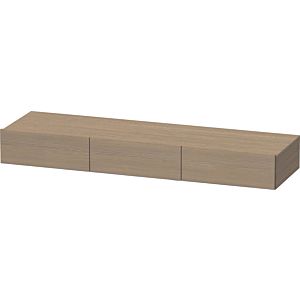 Duravit DuraStyle drawer shelf DS827203535 150 x 44 cm, 3 drawers, terra oak, with console support