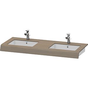 Duravit DuraStyle washbasin console DS829C03535 55x80x10cm, 2 cut-outs, terra oak
