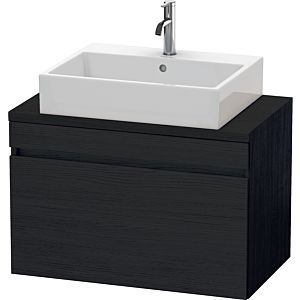 Duravit DuraStyle meuble sous-vasque DS530201616 80 x 47,8 cm, Eiche schwarz , pour console, 2000 coulissant