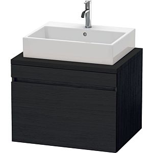 Duravit DuraStyle Waschtisch-Unterschrank DS531101616 70 x 54,8 cm, Eiche schwarz, für Konsole, 1 Auszug