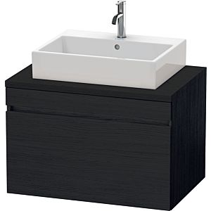Duravit DuraStyle Waschtisch-Unterschrank DS531201616 80 x 54,8 cm, Eiche schwarz, für Konsole, 1 Auszug