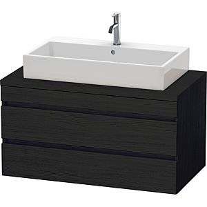 Duravit DuraStyle meuble sous-vasque DS531901616 100 x 54,8 cm, Eiche schwarz , pour console, 2 tiroirs