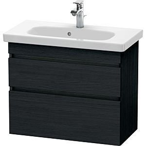 Duravit DuraStyle Waschtisch-Unterschrank DS649901616 73 x 36,8 cm, Eiche schwarz, 2 Schubkästen, wandhängend