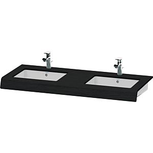 Duravit DuraStyle Waschtisch-Konsole DS829C01616 55x80x10cm, 2 Ausschnitte, Eiche schwarz