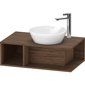 Duravit D-Neo DE493802121 80 x 48 cm, Noyer Foncé Décor , 2000 compartiment, 2000 console console, montage mural