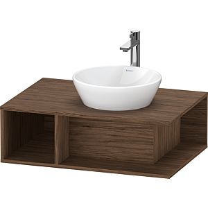 Duravit D-Neo DE495802121 80 x 55 cm, Noyer Foncé Décor , 2000 compartiment, 2000 console console, montage mural