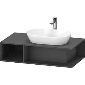 Duravit D-Neo Waschtisch-Unterschrank DE495904949 100 x 55 cm, Graphit Matt, 1 Fach, 1 Konsolenplatte, wandhängend