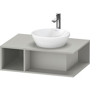 Duravit D-Neo DE495800707 80 x 55 cm, Gris Béton Mat , 2000 compartiment, 2000 console console, montage mural