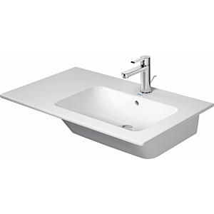 Duravit Me by Starck furniture washbasin 2346830060 83x49cm, basin on the right, with overflow, tap platform, without tap hole, white