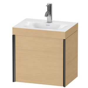 Duravit XViu vasque XV4631OB230C 45x33,3cm, 2000 , droite, 2000 , noir mat, Cadres C, Eiche natur