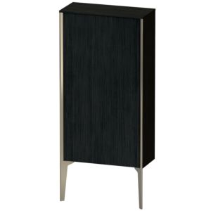 XViu Duravit high cabinet XV1306RB116 50x24x89cm, matt champagne, door on the right, Eiche schwarz