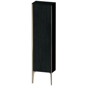 XViu Duravit high cabinet XV1315RB116 40x24x133cm, matt champagne, door on the right, Eiche schwarz