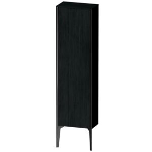 XViu Duravit high cabinet XV1315RB216 40x24x133cm, matt black, door on the right, Eiche schwarz