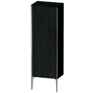 XViu Duravit high cabinet XV1326LB116 50x36x133cm, matt champagne, door on the left, Eiche schwarz
