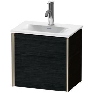 Duravit XViu vanity unit XV4030LB116 43x31x39.7cm, 2000 door, matt champagne, door left, Eiche schwarz