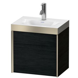 Duravit XViu vasque XV4631OB116P 45x33,3cm, 2000 , droite, 2000 , champagne mat, Cadres P, Eiche schwarz
