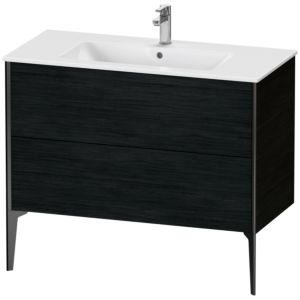 Duravit XViu meuble sous-vasque XV44830B216 101 x 59,4 x 48 cm, Eiche schwarz , debout, noir mat