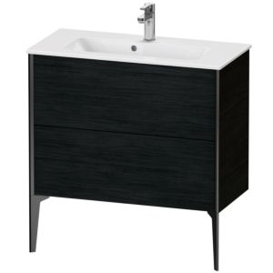 Duravit XViu meuble sous-vasque XV44890B216 81 x 59,4 x 39 cm, Eiche schwarz , debout, noir mat