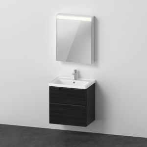 Duravit D-Neo ensemble de meubles DE0115L1616 650mm, charnières à gauche, chêne noir