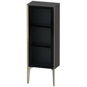Duravit XViu Halbhochschrank XV1360RB149 40x24x89cm, Glastür, champagner matt, Tür rechts, graphit matt