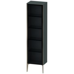 Duravit XViu Hochschrank XV1376RB138 50x36x177cm, Glastür, champagner matt, Tür rechts, dolomiti grey hochglanz