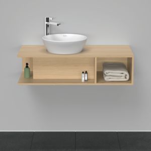 Duravit D-Neo vanity unit DE491903030 100 x 48 cm, natural oak, wall- 2000 , match2 compartment, 2000 console plate